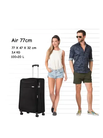 Air Grote zachte koffer 77cm