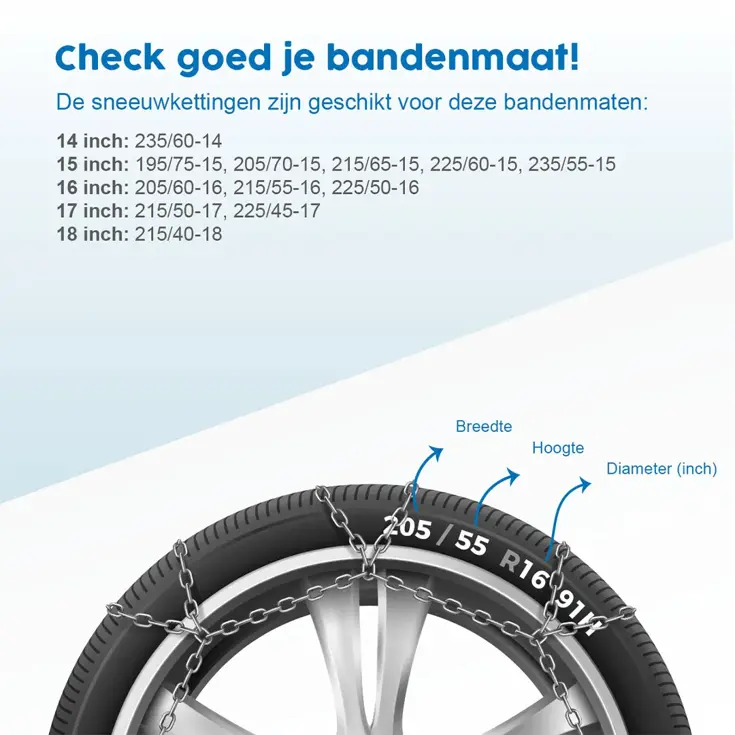 ProPlus Sneeuwkettingen - KNN95