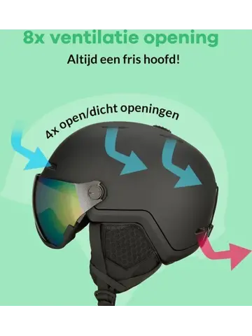 XTREME Skihelm met wisselbaar vizier