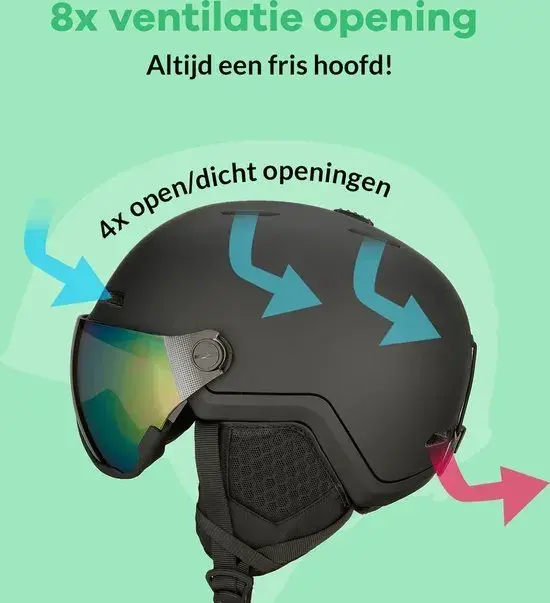 XTREME Skihelm met wisselbaar vizier