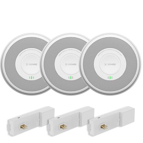XS0F-PMA Rookmelder 230v + RF-module 3-pack