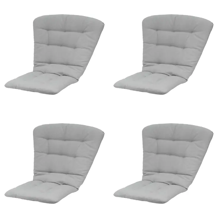 Napels - Tuinstoelkussen Hoge Rug - Set van 4