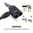 Dunlop Fietspomp met Drukmeter 11Bar/160PSI