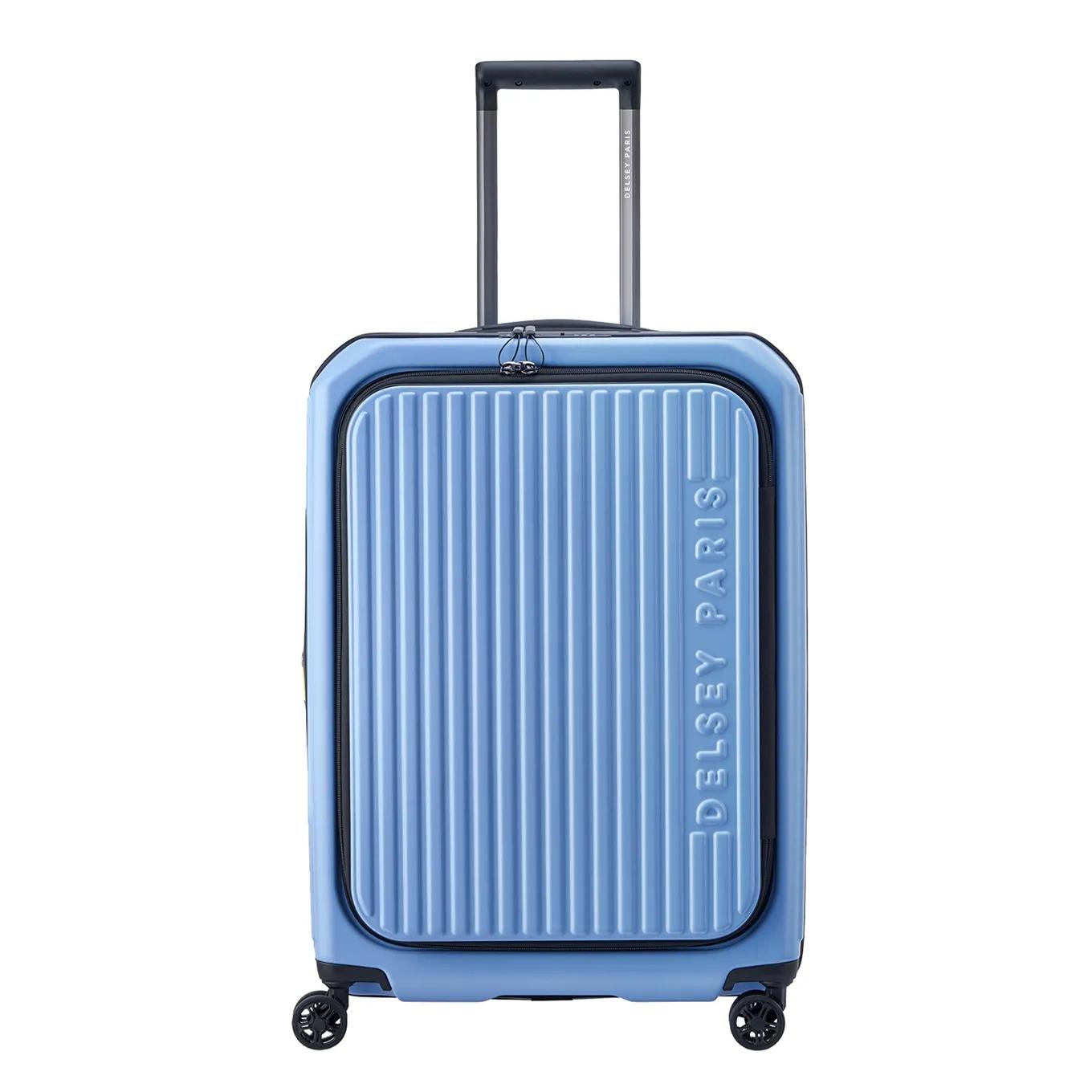 Delsey  zip trolley m expandable Blauw  Blauw main product image