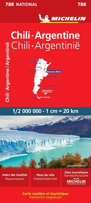 Kaart National 788 Chili - Argentinië