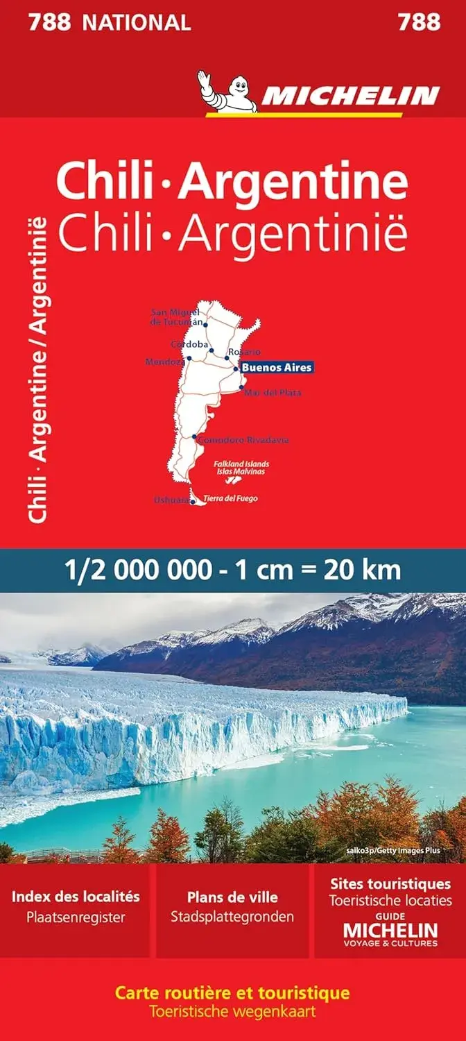 Kaart National 788 Chili - Argentinië
