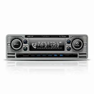 1-DIN Retro Autoradio Bluetooth USB-C AUX