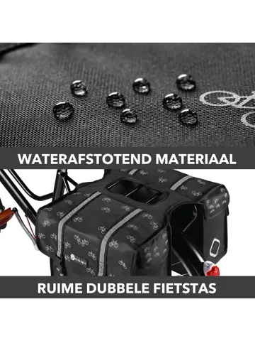 Packaway Dubbele Fietstassen 36L