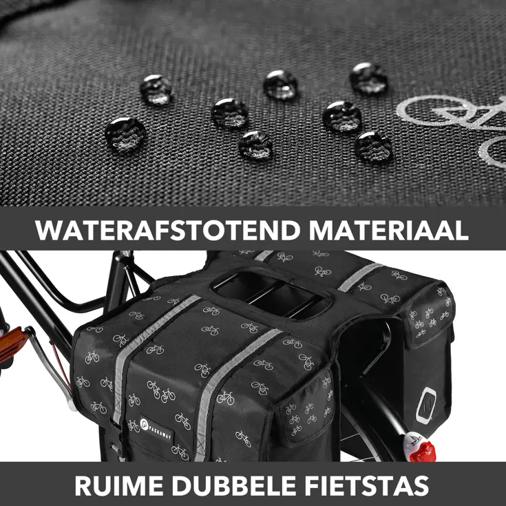 Dubbele Fietstassen 36L