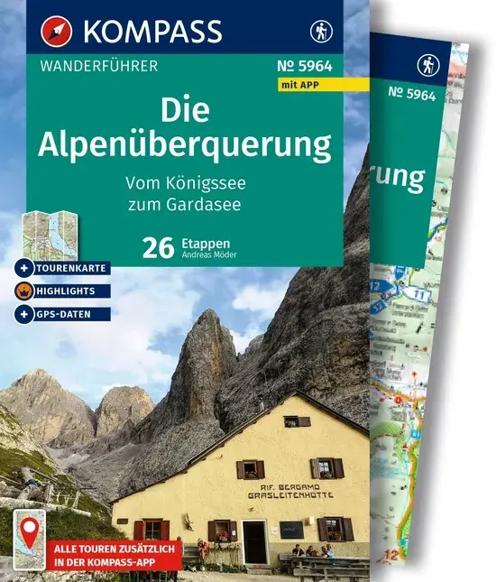 Wandelgids WF 5964 Die Alpenüberquerung