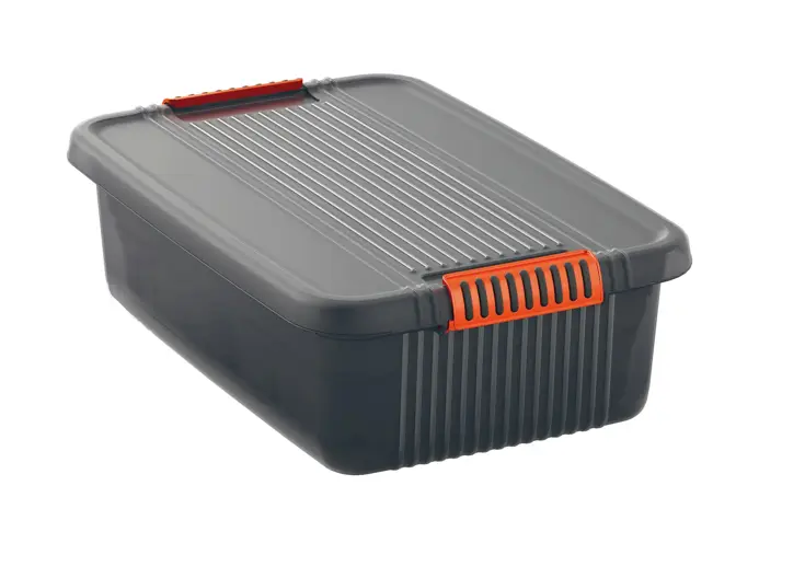 K Latch Opbergbox M - 28L - grijs