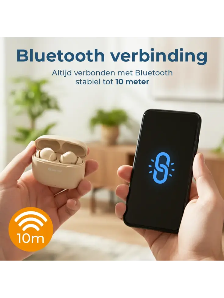 In-ear Draadloze Bluetooth Oortjes Oordopjes