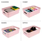 Sigma home - Opbergbox - 9L roze - 6-delig