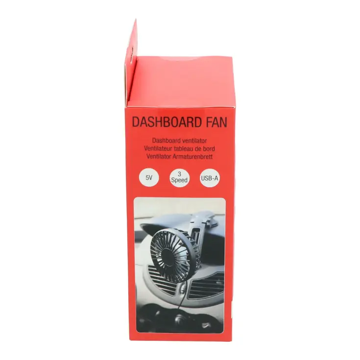 Ventilator met zuignap voor dashboard 10,5 cm
