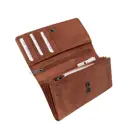 Sigrid - Leren portemonnee - Overslag - 15 pasjes