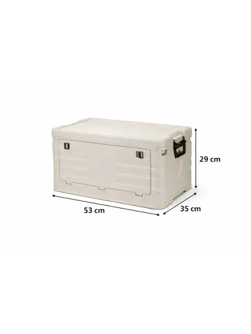 Opbergbox Opvouwbaar 55 Liter Beige