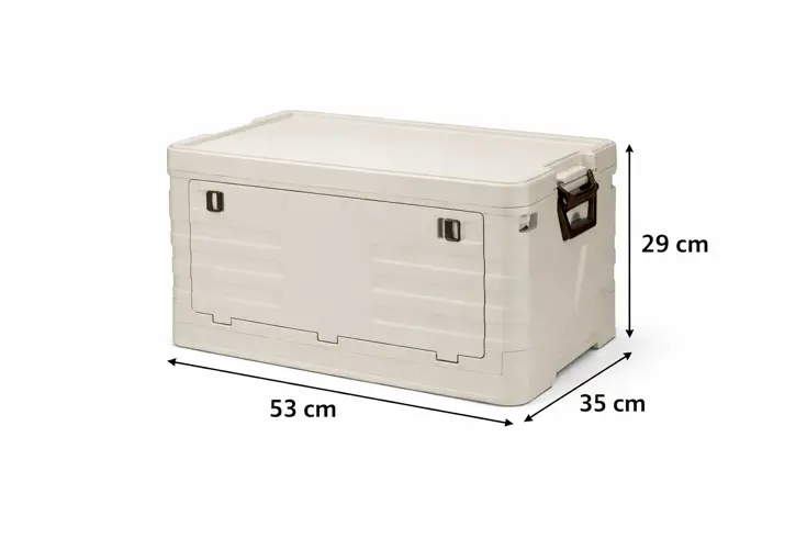 Opbergbox Opvouwbaar 55 Liter Beige