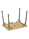 Campout Campingtafel - 100x72x70 cm - Bamboe