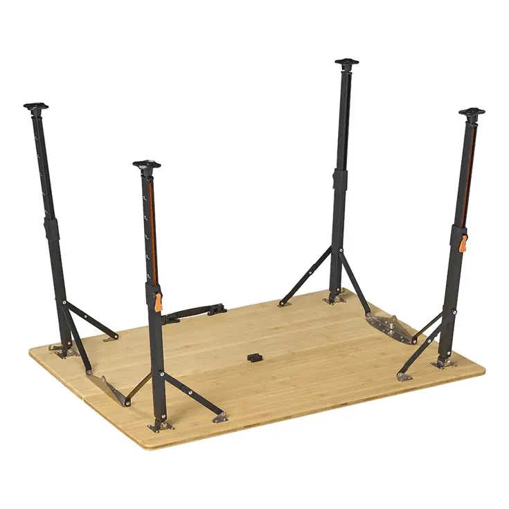 Campout Campingtafel - 100x72x70 cm - Bamboe