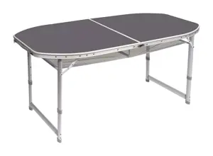 Ovalen tafel - Koffermodel - Bo-Camp