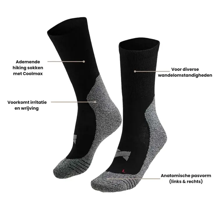 2 paar - Hiking Sokken