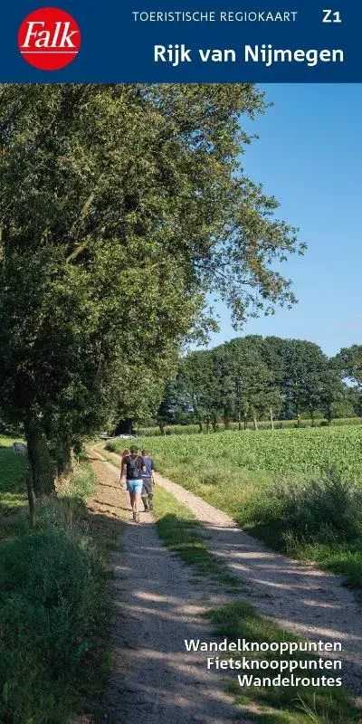 Falk wandel- en fietskaart Z1 Rijk van Nijmegen