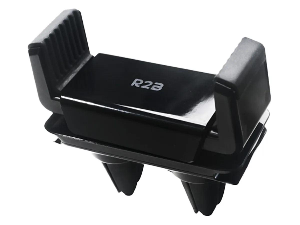 R2B  Telefoonhouder Auto Ventilatie 360˚ Rotatie  Zwart