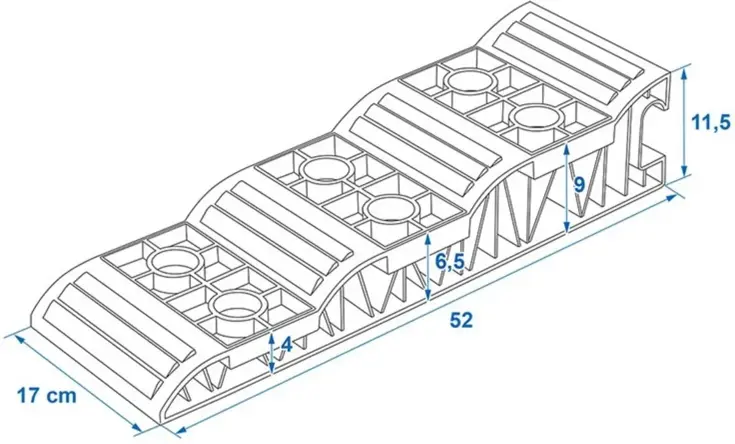 ProPlus Oprijblok - Blauw - 2 stuks