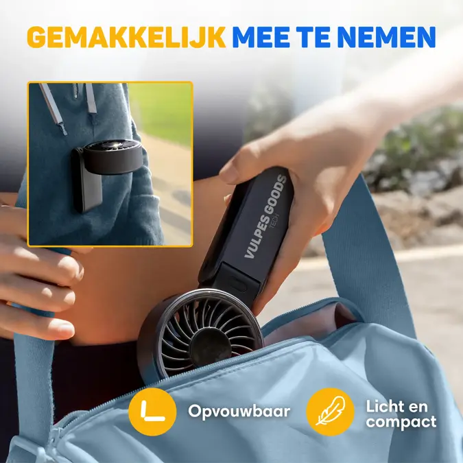 Vulpes Goods - Handventilator PRO 3in1