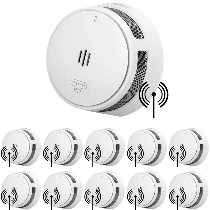 S10-W Koppelbare rookmelder  10-pack