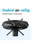 Statiefventilator 40 cm – verstelbaar – 3 standen