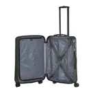 Travelite Bali 4 Wiel Trolley M black Zwart