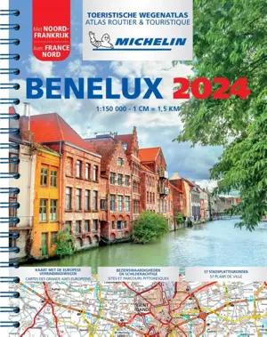 Michelin Wegenatlas Benelux 2024 / druk 1 