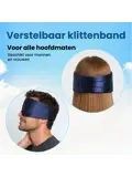 Zijden Slaapmasker - Verduisterend - Donkerblauw