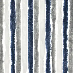 Travellife Chenille grijs/wit/blauw 56x185cm