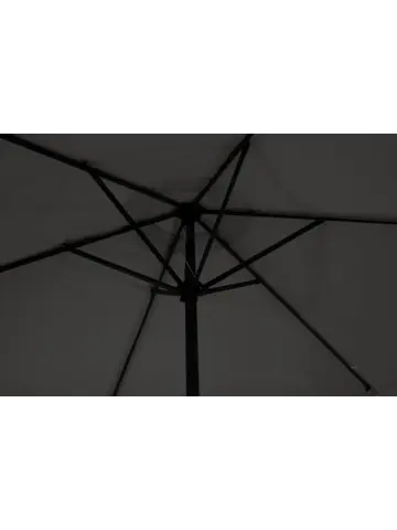 Parasol Grijs Ø3m met Basic Parasolhoes