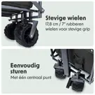 LifeGoods Bolderkar - 80KG - 94L