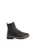 Rykken Heren - Veterboots met rits - Wol gevoerd