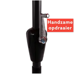 CUHOC Parasol Ecru Ø3m + Hoes en lichte Voet