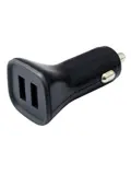 Duo USB-A Autolader 12/24V voor 2 apparaten