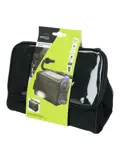 Compacte zwarte waterafstotende stuurtas 5L