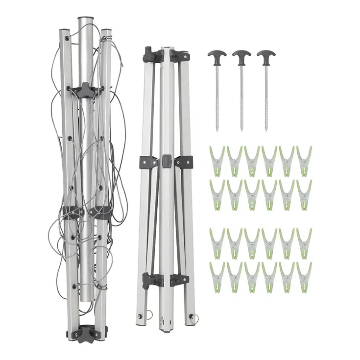 Campout Droogmolen met Voet - 140 x Ø150 cm