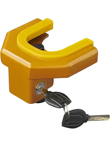 Koppelingsslot - 4,8 t/m 6,1 cm Breed - Geel