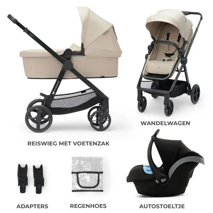 Newly Pro - 3-in-1 Kinderwagen