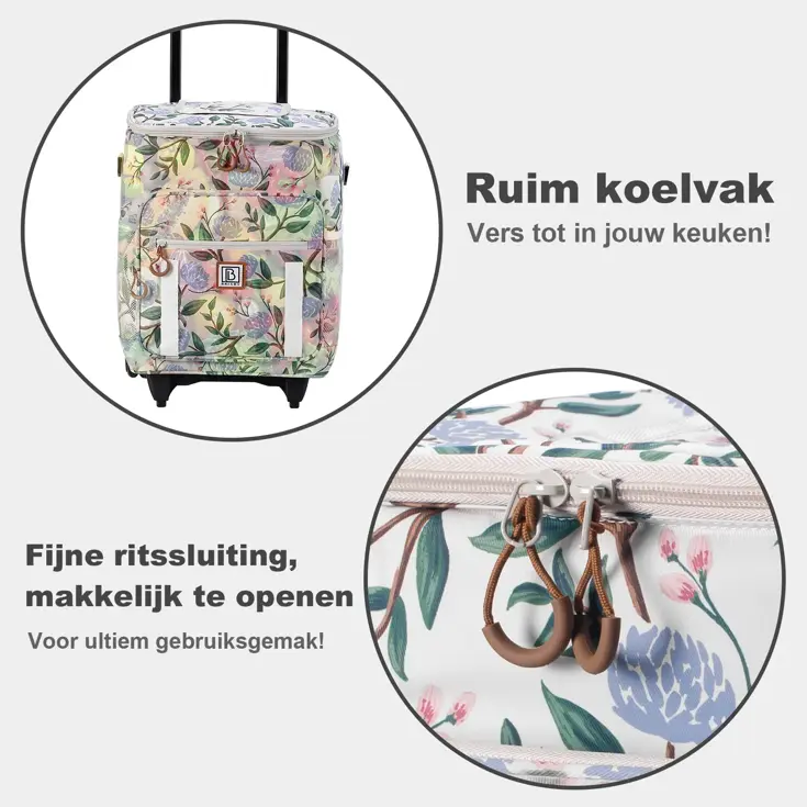 Boodschappentrolley met koelvak 32L