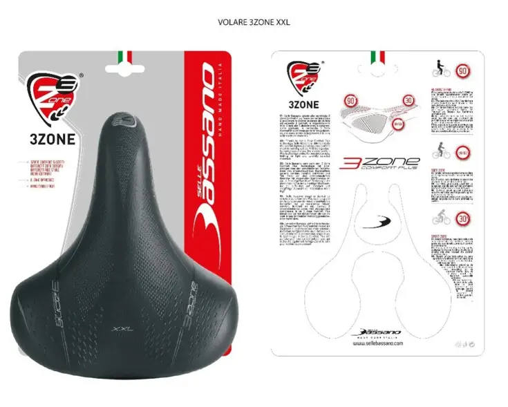 Selle Bassano Fietszadel Volare Xxl Cruiser