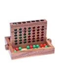 Vier op een Rij – Houten Bordspel