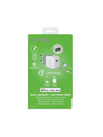 2.4A MFI USB-C - Thuislader - Celly