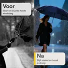 NovaQ Stormparaplu met hoes