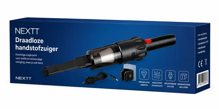 Draadloze Handstofzuiger Nat & Droog 60W